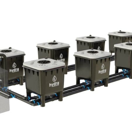 HydraMax 8 bucket, 2 row deep water culture system