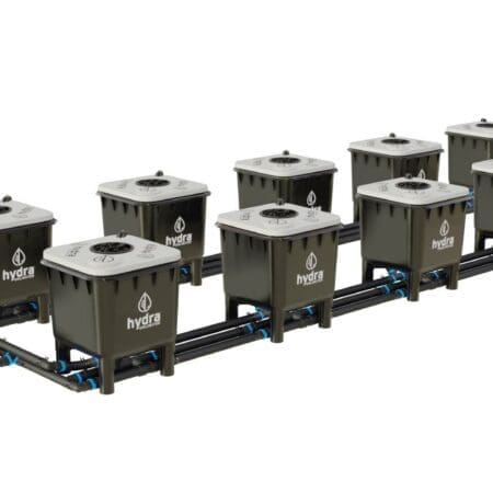 HydraMax 10 bucket, 2 row deep water culture system