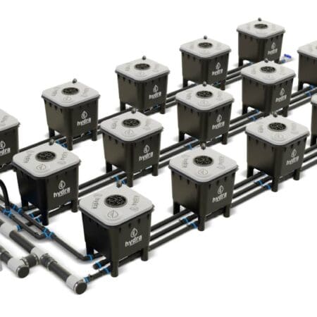 HydraMax 15 bucket, 3 row deep water culture system