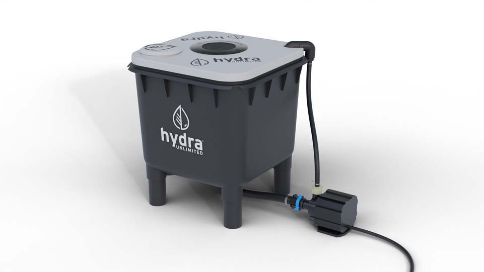 HydraMax Home, 1-Bucket Hydroponics DWC Indoor Gardening System