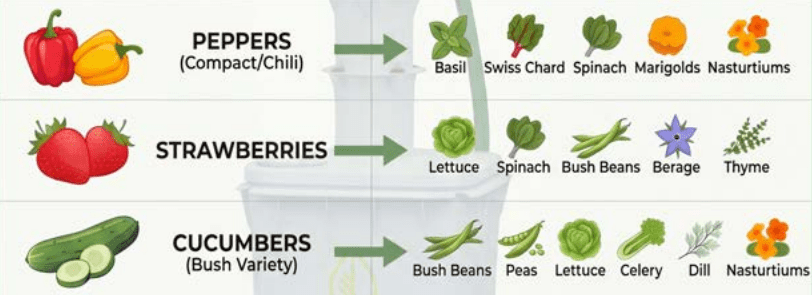 vertical hydroponic gardening companion planting guide pt. 2